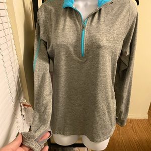 Half-zip running shirt or work out shirt, extremely comfortable